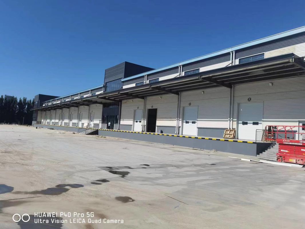 OEM الصيدلة اللوجستيات المباني المعدنية الجاهزة قسم H إطار البوابة بناء هيكل الصلب