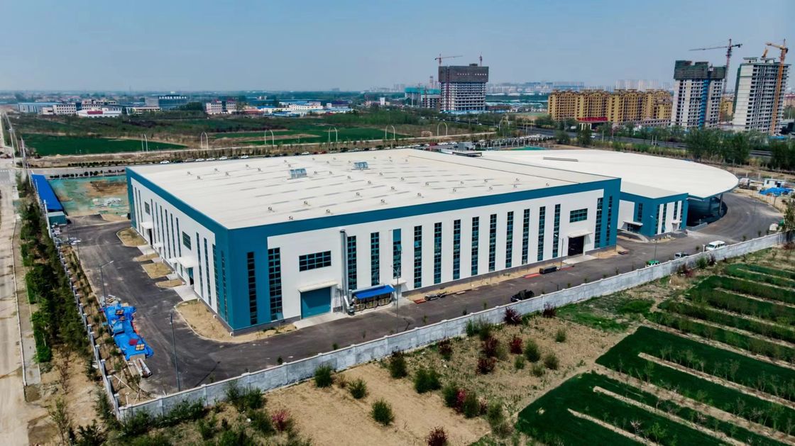 OEM الصيدلة اللوجستيات المباني المعدنية الجاهزة قسم H إطار البوابة بناء هيكل الصلب