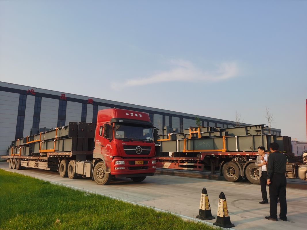 OEM الصيدلة اللوجستيات المباني المعدنية الجاهزة قسم H إطار البوابة بناء هيكل الصلب