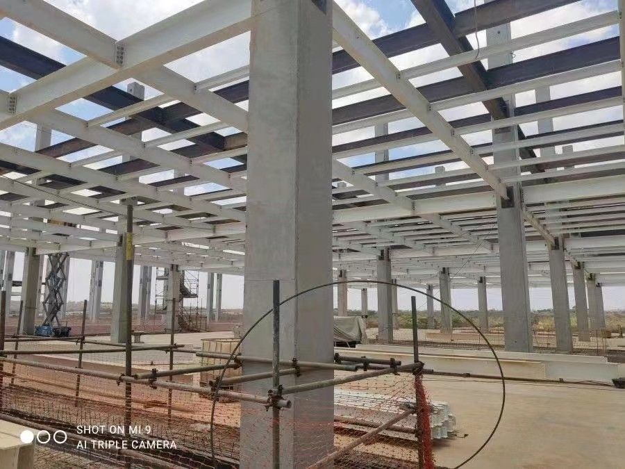 مستودع هيكل فولاذي مصنوع من قبل يمكن تخصيصه ومتعدد الاستخدامات